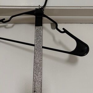 Rhinestone Accent Black Women’s Belt